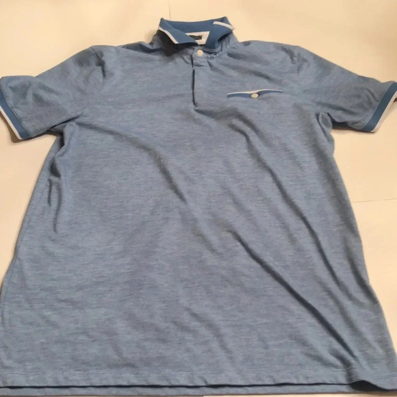 Ted Baker London Tencel Short Sleeve Polo - Picture 4 of 6